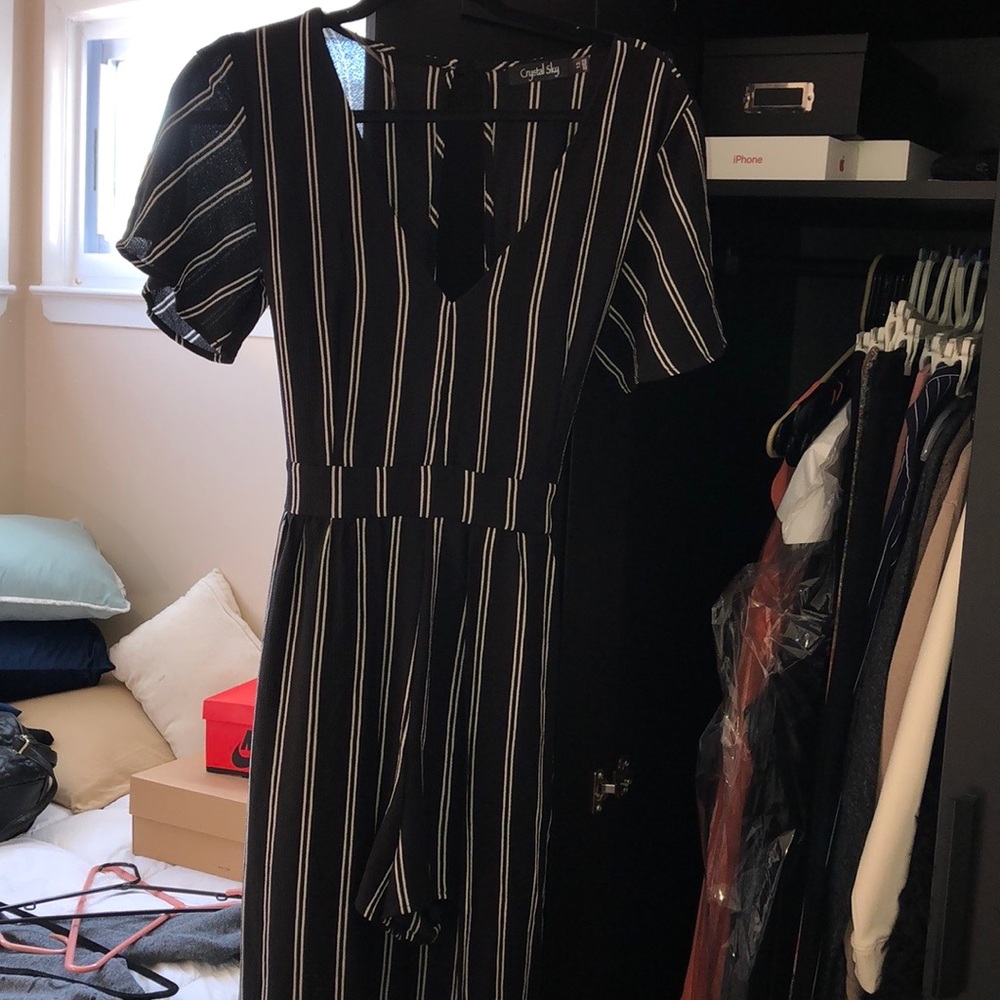 One piece romper/dress.